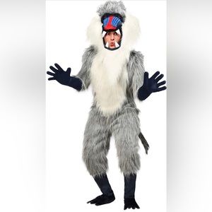 Adult Baboon Monkey “Rafiki” Costume Jumpsuit
